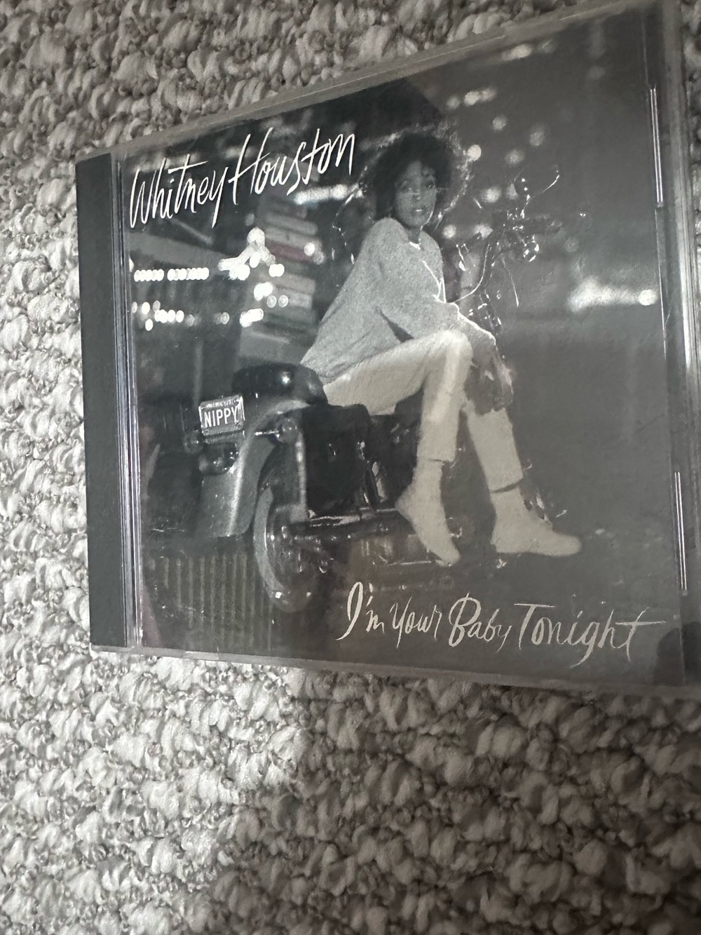 Whitney Houston - I'm Your Baby Tonight CD (Black & Gray Cover)